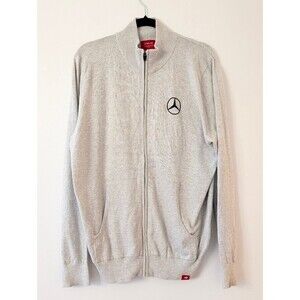 Sportiqe Mercedes zip up mens sweater size XL